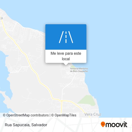Rua Sapucaia mapa