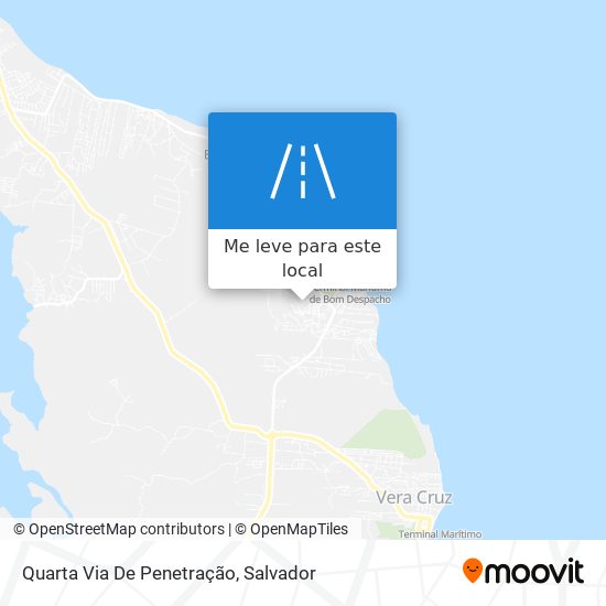 Quarta Via De Penetração mapa