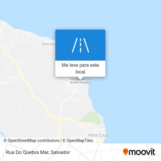 Rua Do Quebra Mar mapa