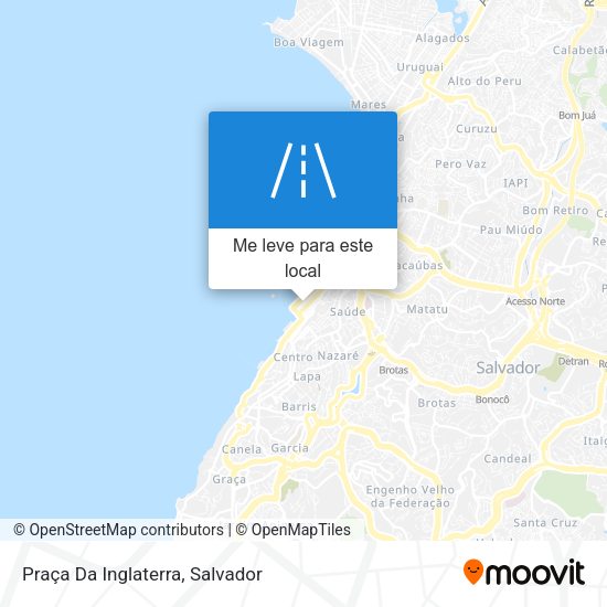 Praça Da Inglaterra mapa
