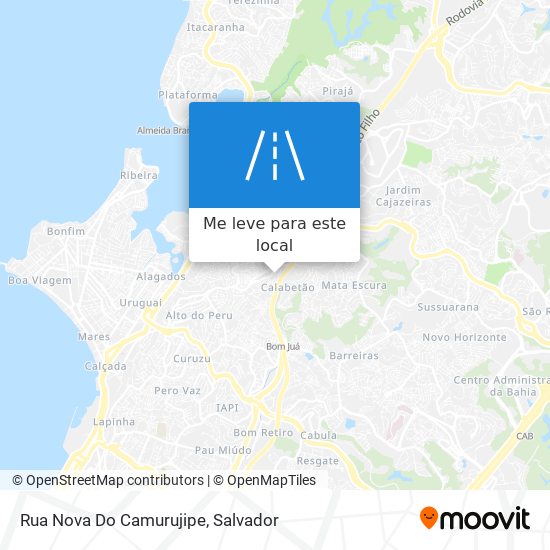 Rua Nova Do Camurujipe mapa