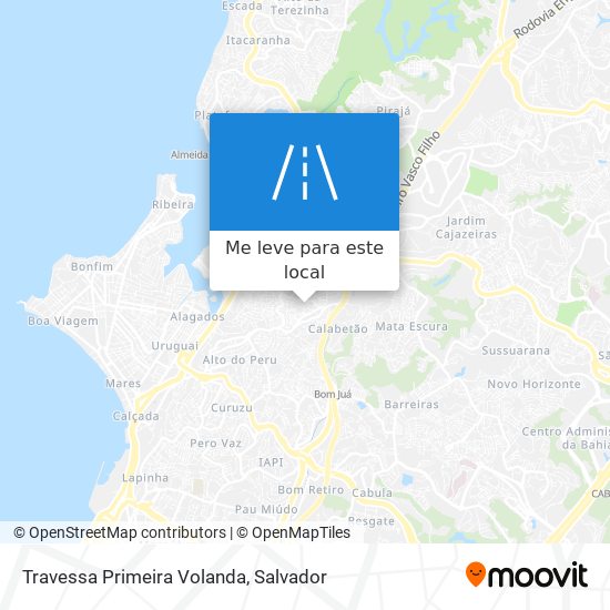 Travessa Primeira Volanda mapa