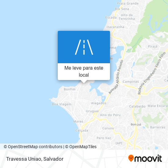 Travessa Uniao mapa