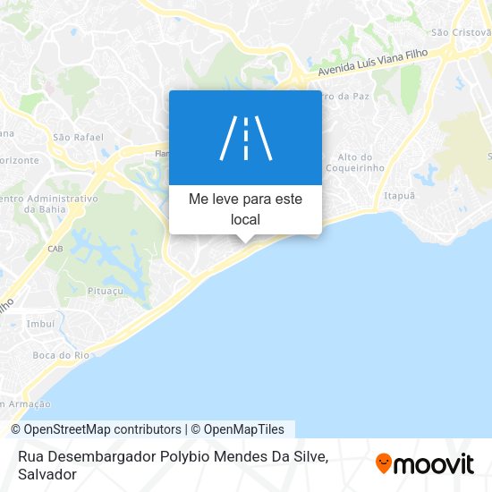 Rua Desembargador Polybio Mendes Da Silve mapa