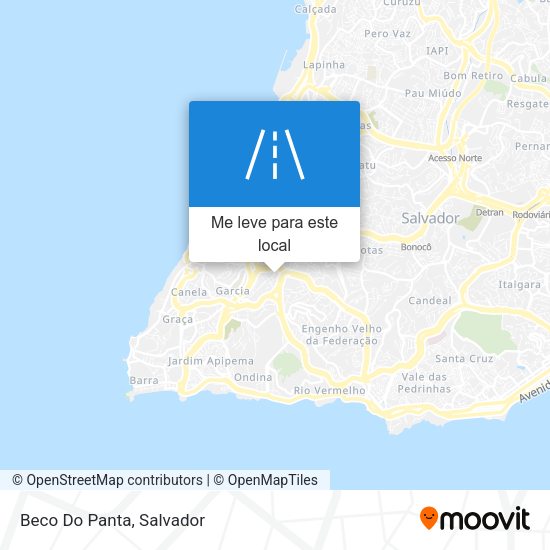 Beco Do Panta mapa