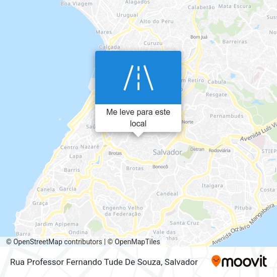 Rua Professor Fernando Tude De Souza mapa