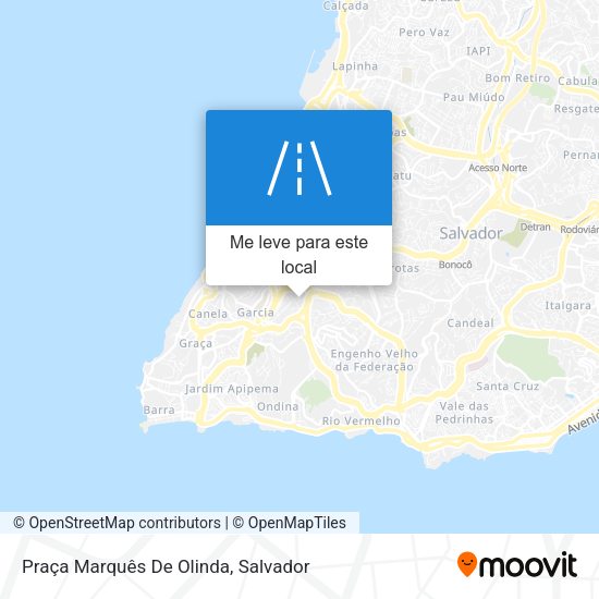 Praça Marquês De Olinda mapa