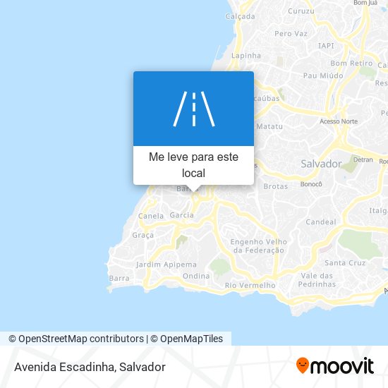 Avenida Escadinha mapa