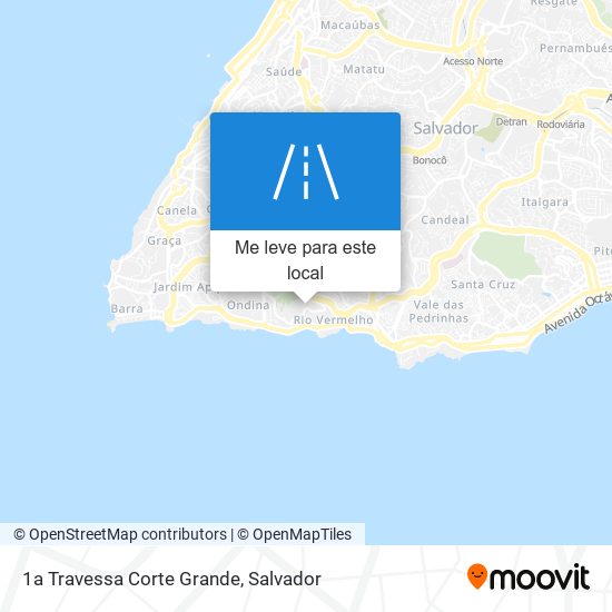 1a Travessa Corte Grande mapa