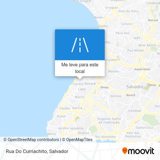 Rua Do Curriachito mapa