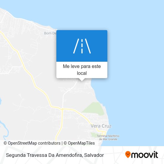 Segunda Travessa Da Amendofira mapa
