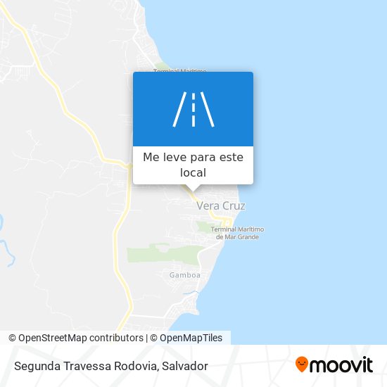 Segunda Travessa Rodovia mapa