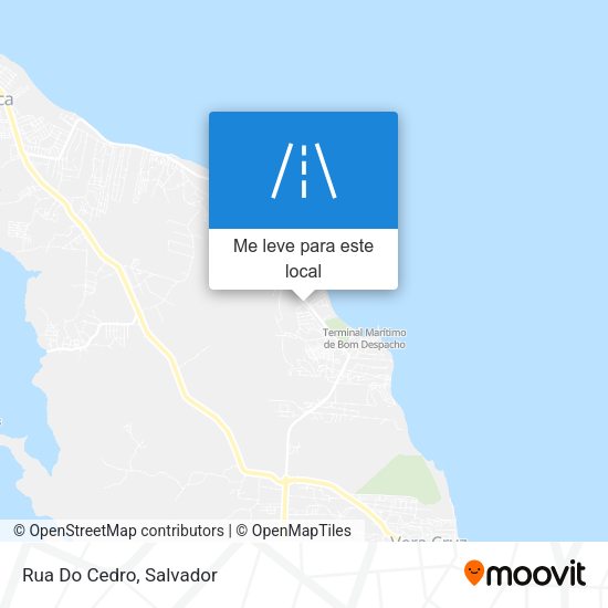 Rua Do Cedro mapa