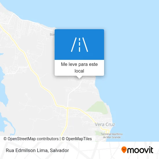 Rua Edmilson Lima mapa