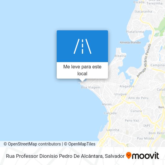 Rua Professor Dionísio Pedro De Alcântara mapa