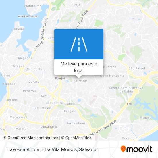 Travessa Antonio Da Vila Moisés mapa