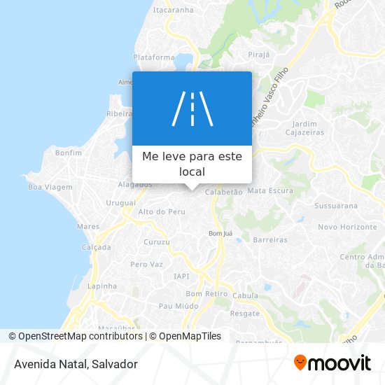 Avenida Natal mapa