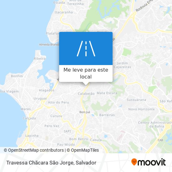 Travessa Chãcara São Jorge mapa