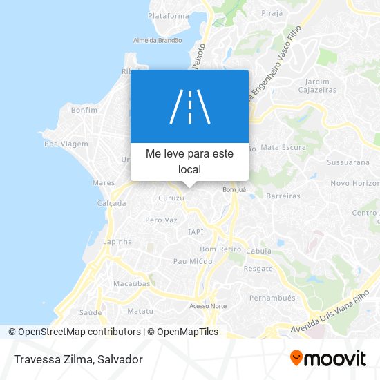 Travessa Zilma mapa