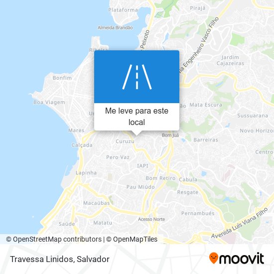 Travessa Linidos mapa