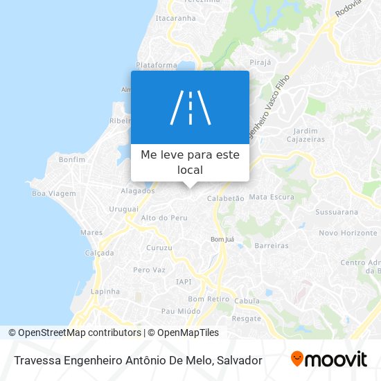 Travessa Engenheiro Antônio De Melo mapa