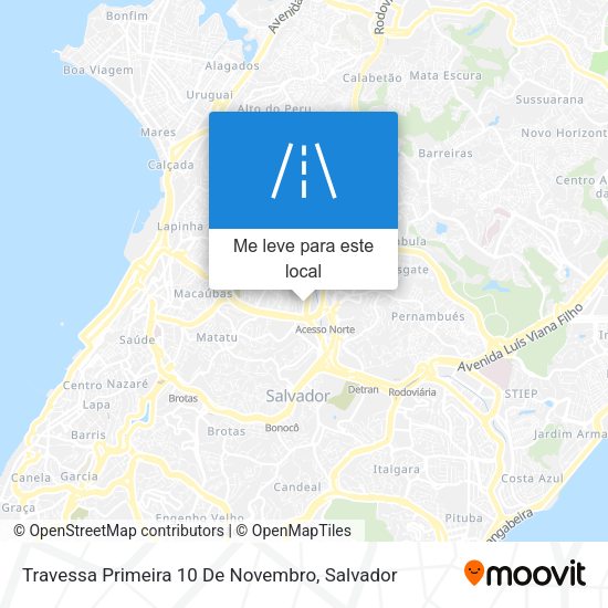 Travessa Primeira 10 De Novembro mapa
