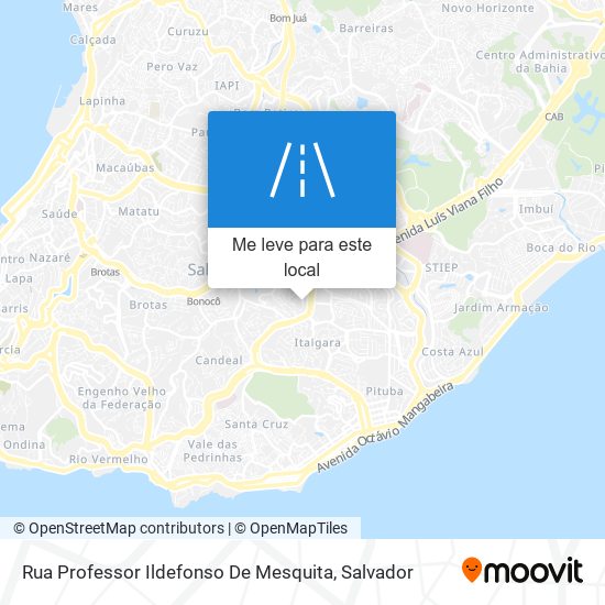 Rua Professor Ildefonso De Mesquita mapa