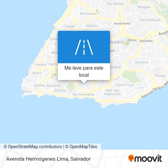 Avenida Hermógenes Lima mapa