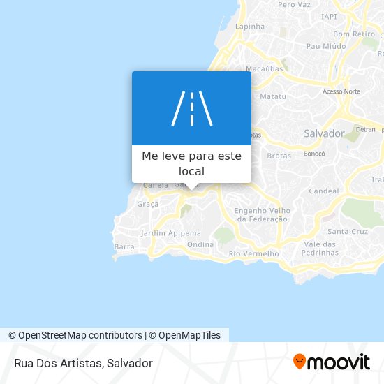 Rua Dos Artistas mapa