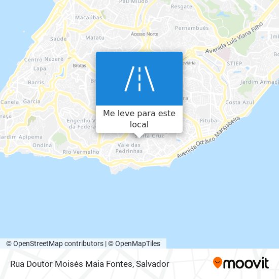 Rua Doutor Moisés Maia Fontes mapa