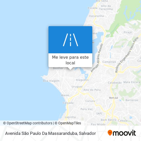 Avenida São Paulo Da Massaranduba mapa