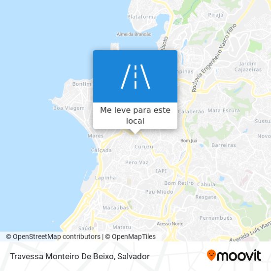 Travessa Monteiro De Beixo mapa