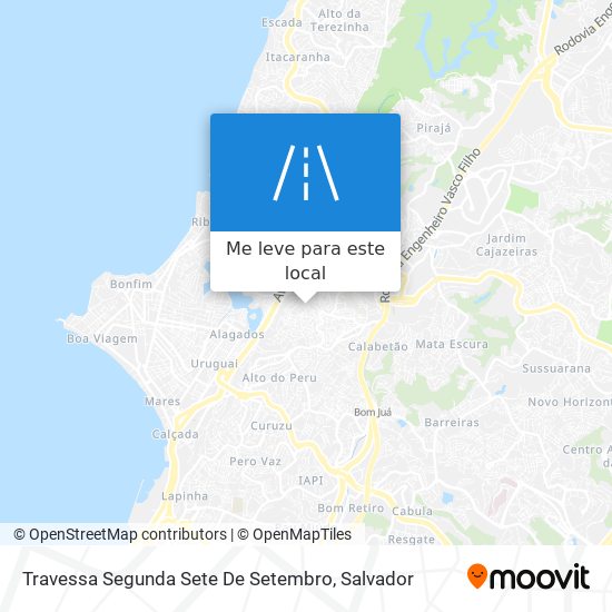 Travessa Segunda Sete De Setembro mapa