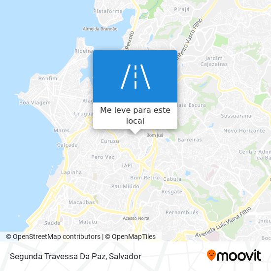 Segunda Travessa Da Paz mapa