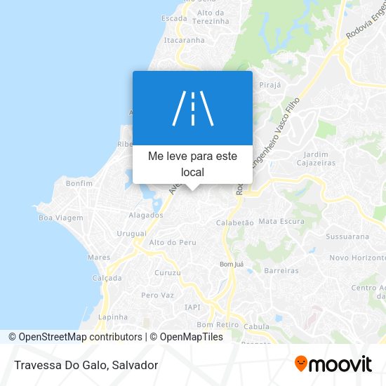 Travessa Do Galo mapa