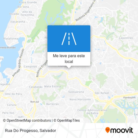 Rua Do Progesso mapa