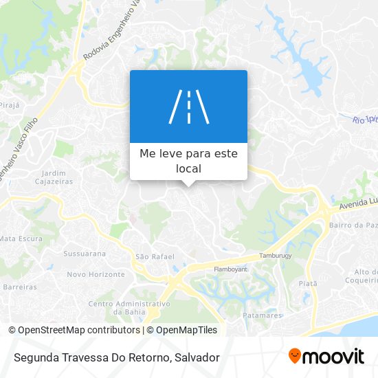 Segunda Travessa Do Retorno mapa