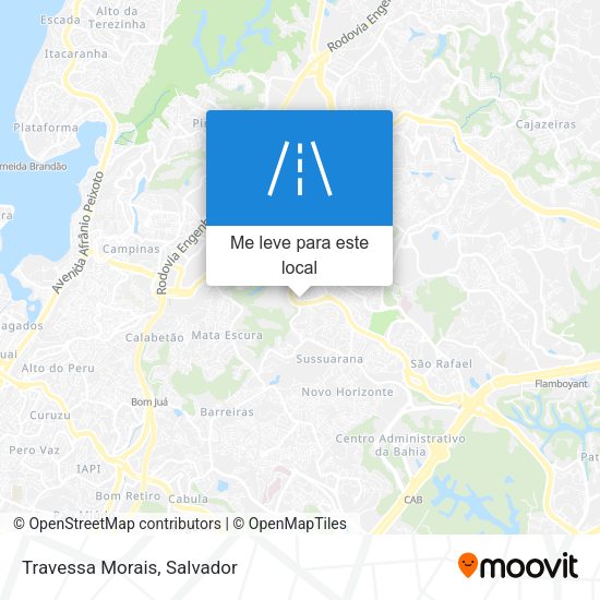 Travessa Morais mapa