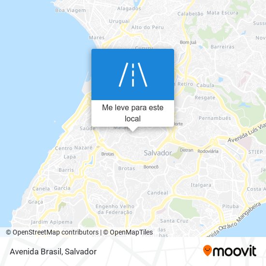 Avenida Brasil mapa