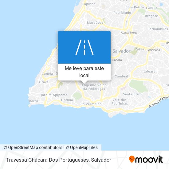 Travessa Chácara Dos Portugueses mapa