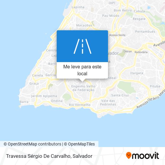 Travessa Sérgio De Carvalho mapa