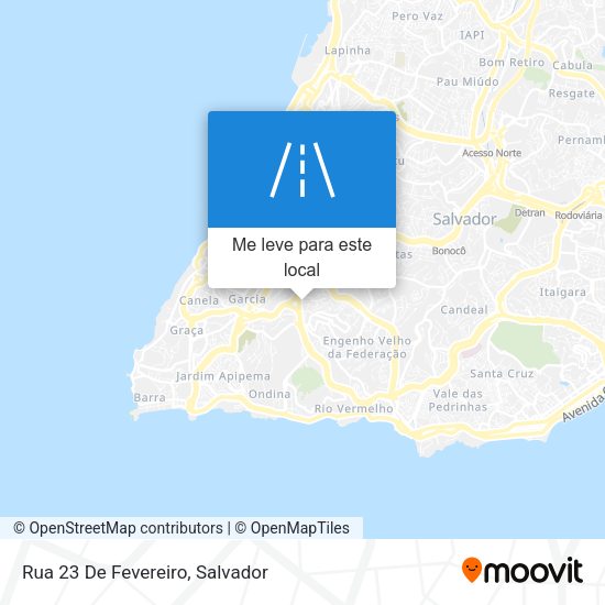 Rua 23 De Fevereiro mapa