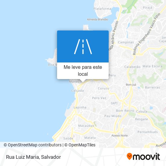 Rua Luiz Maria mapa