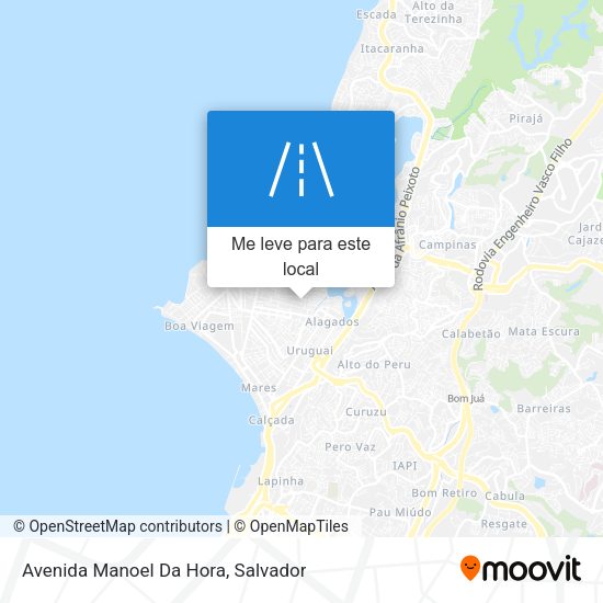 Avenida Manoel Da Hora mapa