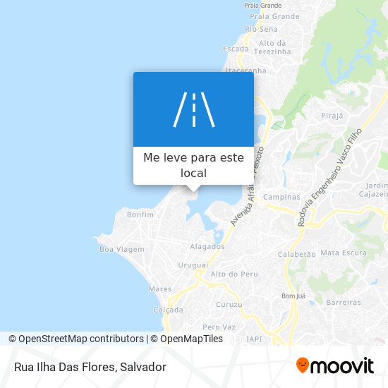 Rua Ilha Das Flores mapa