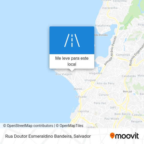 Rua Doutor Esmeraldino Bandeira mapa