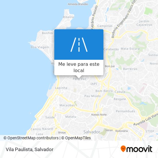 Vila Paulista mapa