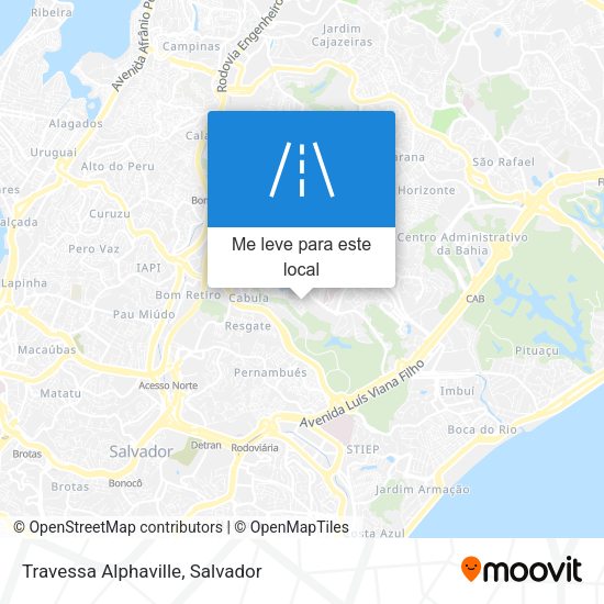 Travessa Alphaville mapa
