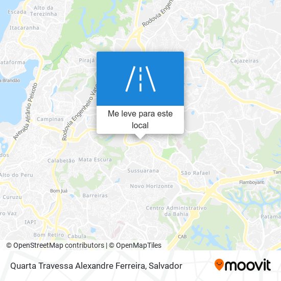 Quarta Travessa Alexandre Ferreira mapa