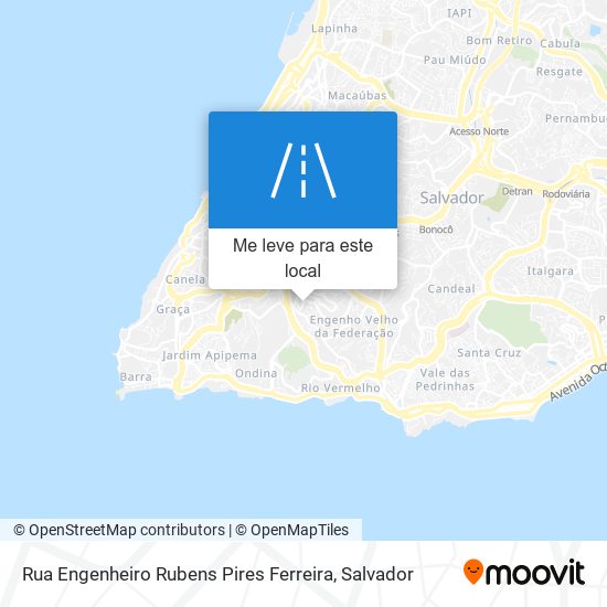 Rua Engenheiro Rubens Pires Ferreira mapa